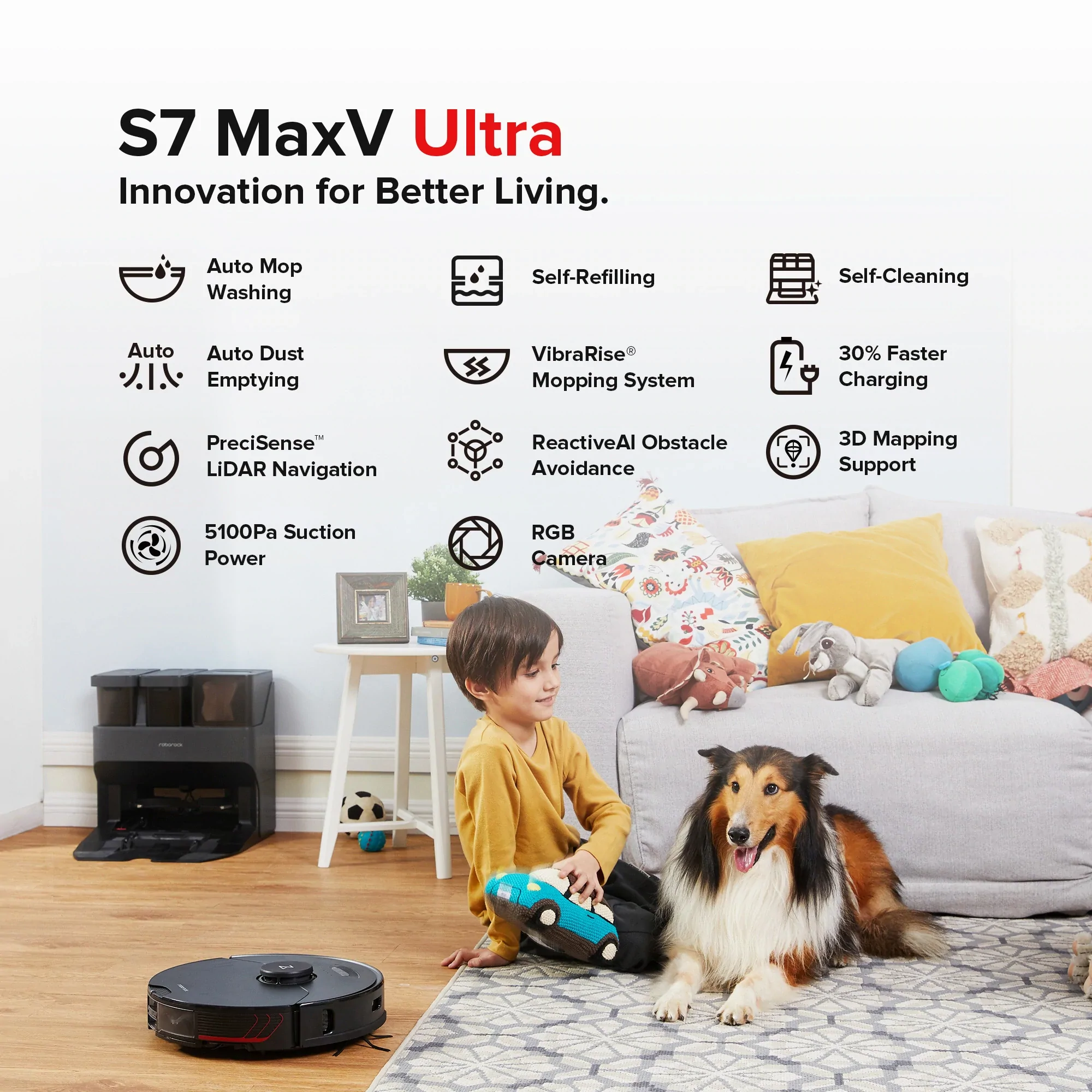Roborock S7 MaxV Features