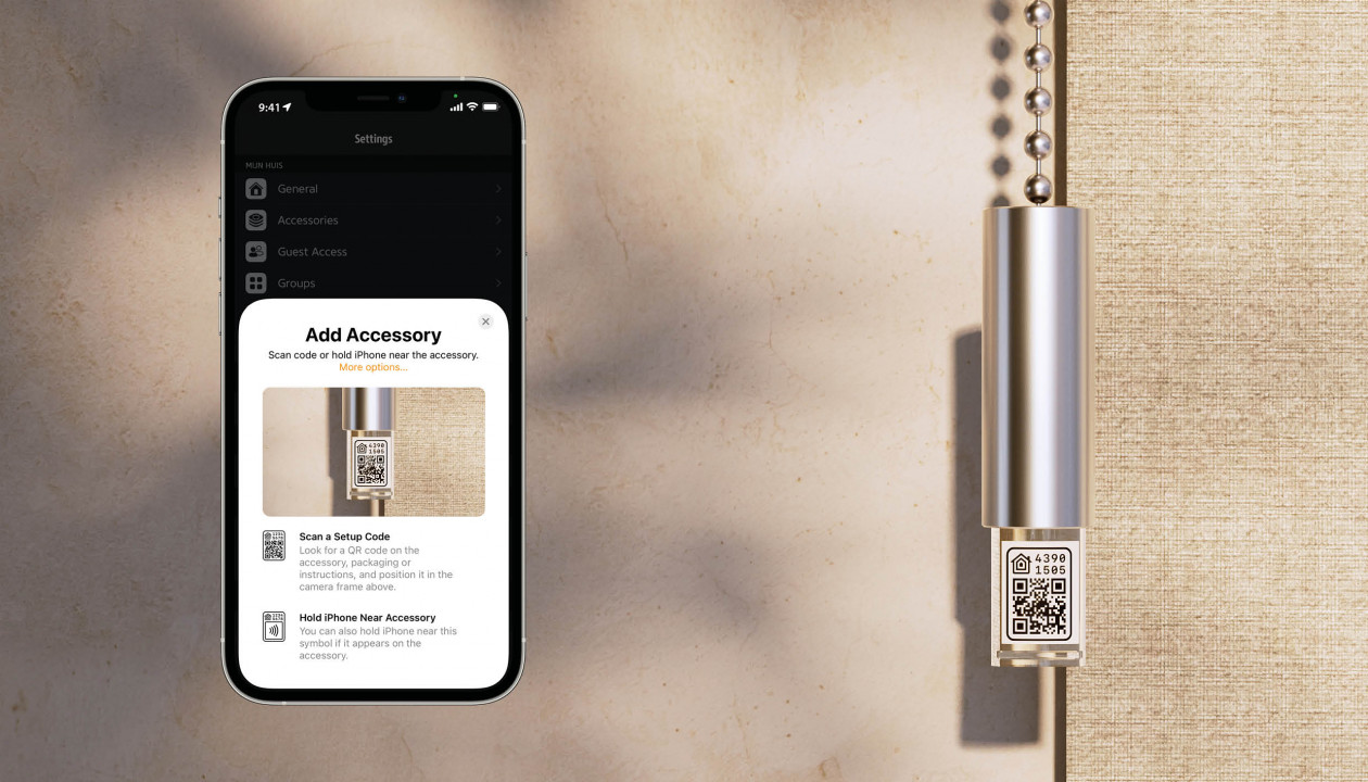 Eve MotionBlinds Homekit compatibel smart blinds